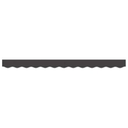 Remplacement de lambrequin Rayures Anthracite 2,5 m Polyester 645354645354