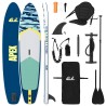 Planche de SUP avec siège 2-en-1 APEX 366 x 81 x 15 cm Bleu 645359645359