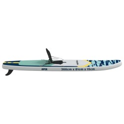 Planche de SUP avec siège 2-en-1 APEX 366 x 81 x 15 cm Bleu 645359645359