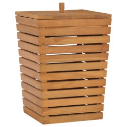Panier à linge 30x30x45 cm Bois de teck massif 645360645360