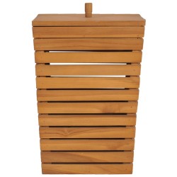 Panier à linge 30x30x45 cm Bois de teck massif 645360645360