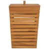 Panier à linge 30x30x45 cm Bois de teck massif 645360645360