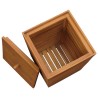 Panier à linge 30x30x45 cm Bois de teck massif 645360645360