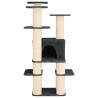 Arbre à chat avec poteaux à griffer en sisal Gris foncé 161 cm 645362645362