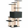 Arbre à chat avec poteaux à griffer en sisal Gris foncé 161 cm 645362645362