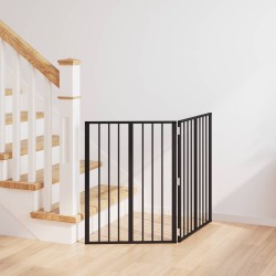 Porte pour chien 2 pcs Noir 60 x 80 cm Acier galvanisé 645363645363