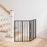 Porte pour chien 2 pcs Noir 60 x 80 cm Acier galvanisé 645363645363
