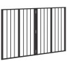 Porte pour chien 2 pcs Noir 60 x 80 cm Acier galvanisé 645363645363