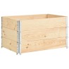 Jardinières surélevées 3 pcs 50x100 cm Bois de pin solide 645372645372