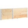 Jardinières surélevées 3 pcs 50x100 cm Bois de pin solide 645372645372