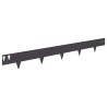 Bordure de Pelouse 20 pcs 100 x 12 cm Acier Noir 645373645373
