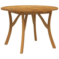 Table de jardin Ø 110 cm Bois d'acacia solide 645375645375