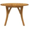 Table de jardin Ø 110 cm Bois d'acacia solide 645375645375