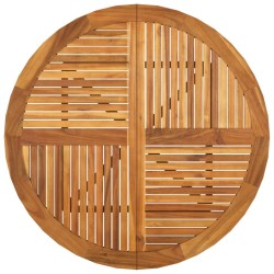 Table de jardin Ø 110 cm Bois d'acacia solide 645375645375
