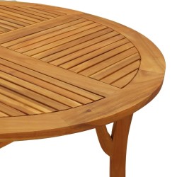 Table de jardin Ø 110 cm Bois d'acacia solide 645375645375
