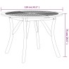 Table de jardin Ø 110 cm Bois d'acacia solide 645375645375