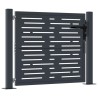 Portail de jardin Anthracite 100x100 cm Acier Design carré 645377645377
