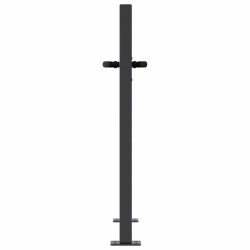 Portail de jardin Anthracite 100x100 cm Acier Design carré 645377645377