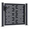 Portail de jardin Anthracite 100x100 cm Acier Design carré 645377645377