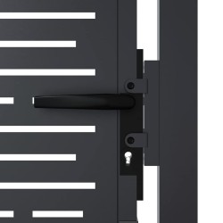 Portail de jardin Anthracite 100x100 cm Acier Design carré 645377645377