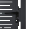 Portail de jardin Anthracite 100x100 cm Acier Design carré 645377645377