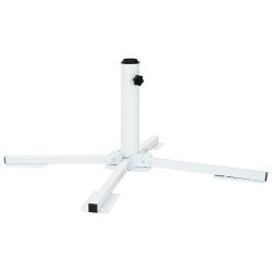Support de parasol Blanc Acier 645383645383