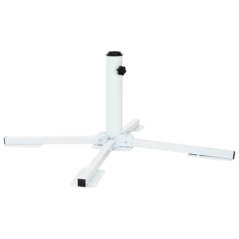 Support de parasol Blanc Acier 645383645383