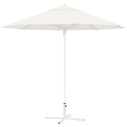 Support de parasol Blanc Acier 645383645383