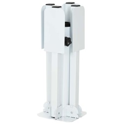 Support de parasol Blanc Acier 645383645383