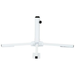 Support de parasol Blanc Acier 645383645383