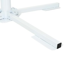 Support de parasol Blanc Acier 645383645383
