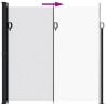 Auvent latéral rétractable blanc 200x300 cm 645387645387