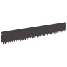 Bordure de Pelouse 20 pcs 103 x 15 cm Acier Noir 645400645400
