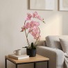 Plante orchidée artificielle avec pot Rose 45 x 15 x 65 cm 645404645404