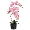 Plante orchidée artificielle avec pot Rose 45 x 15 x 65 cm 645404645404