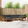 Ensemble de canapés d'extérieur 6 pcs Naturel et Anthracite 645407645407