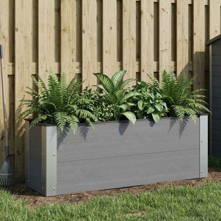 Jardinière surélevée Gris 100 x 30 x 36 cm 645416645416
