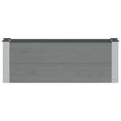 Jardinière surélevée Gris 100 x 30 x 36 cm 645416645416