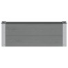 Jardinière surélevée Gris 100 x 30 x 36 cm 645416645416