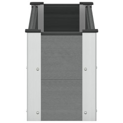 Jardinière surélevée Gris 100 x 30 x 36 cm 645416645416