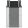 Jardinière surélevée Gris 100 x 30 x 36 cm 645416645416