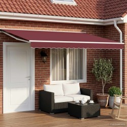 Auvent rétractable manuel Bordeaux 5 × 3,5 m 645424645424