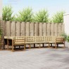 Ensemble de canapés d'extérieur 7 pcs Naturel et Beige 645427645427