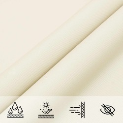 Voile d'ombre Crème 6 x 2,5 m 100 % polyester Oxford 645442645442