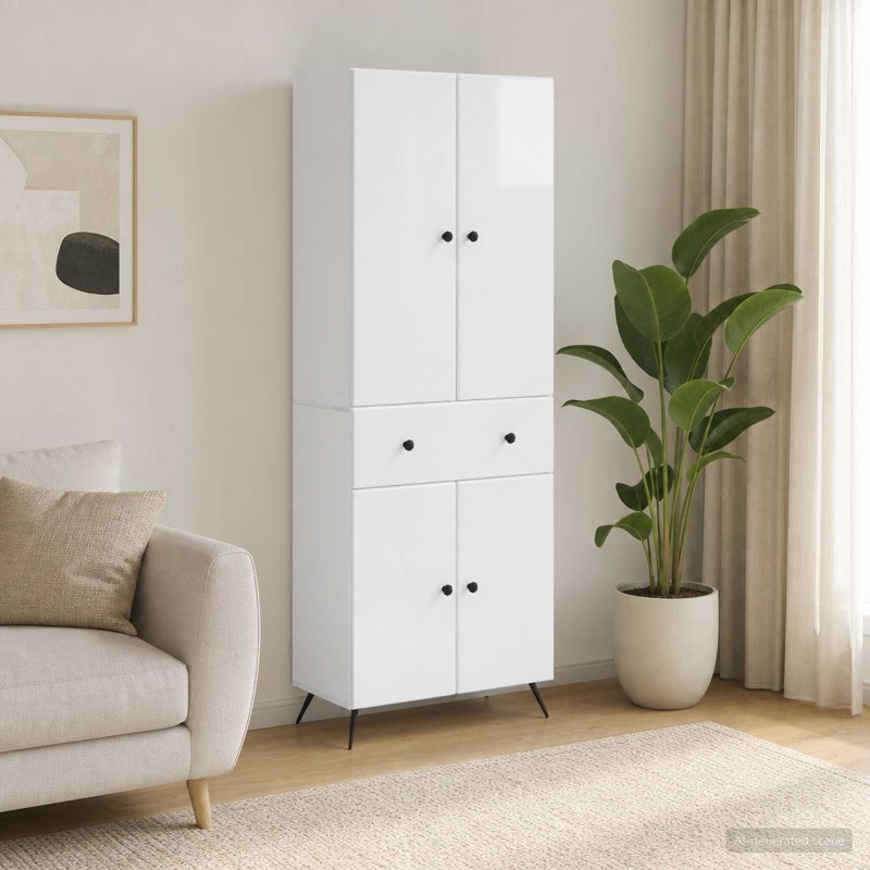 2 pcs Blanc brillant 645446645446