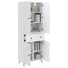 2 pcs Blanc brillant 645446645446