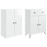 2 pcs Blanc brillant 645446645446