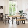 Banc de salle à manger NOAIN 120 x 41 x 45 cm Pin massif 645449645449