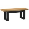 Banc de salle à manger NOAIN 120 x 41 x 45 cm Pin massif 645449645449