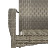 Ensemble à manger de jardin et coussins 7 pcs gris rotin 645461645461